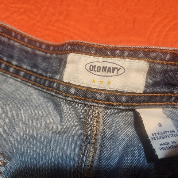 Old Navy Denim Blue Women's Shorts Cargo Style - Picture 3 of 4